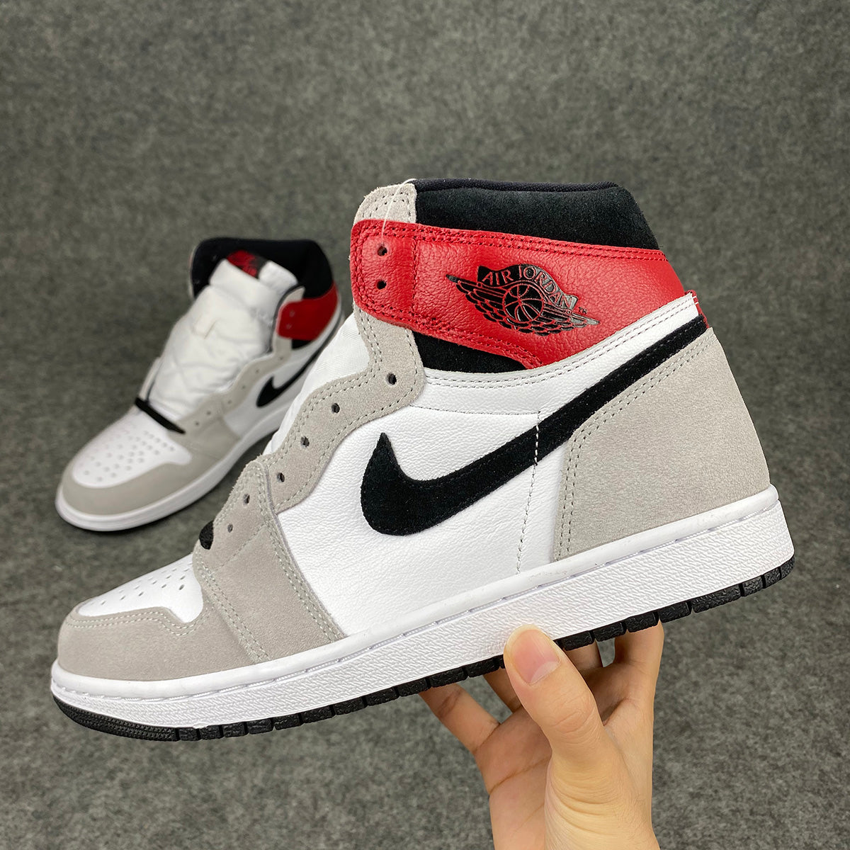 Air jordan 1 retro best sale high gray