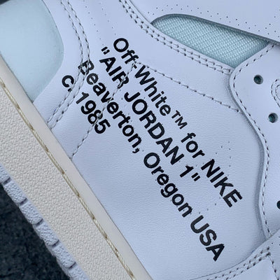 Off-White x Air Jordan 1 Retro High OG 'White' 2018