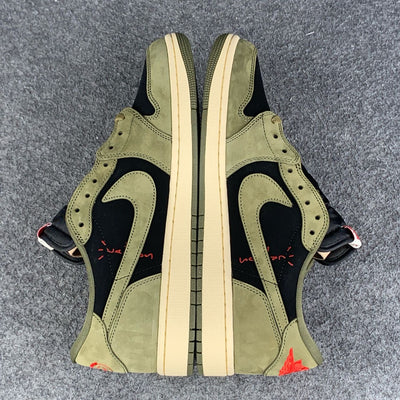 Travis Scott x Air Jordan 1 Low OG SP 'Black Olive' (Unreleased)