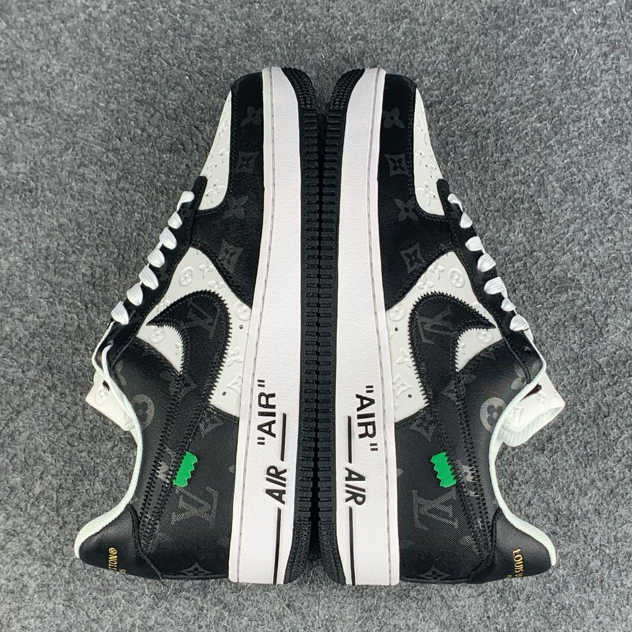 (CUSTOM) NIKE AIR FORCE 1 LOW 'WHITE BLACK'