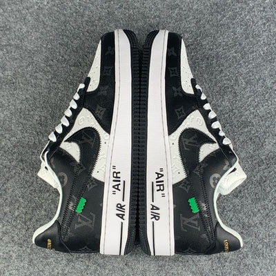 (CUSTOM) NIKE AIR FORCE 1 LOW 'WHITE BLACK'