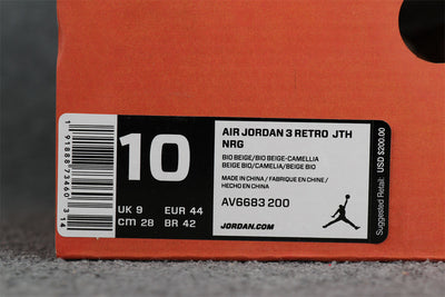 Air Jordan 3 Retro JTH NRG 'Bio Beige'