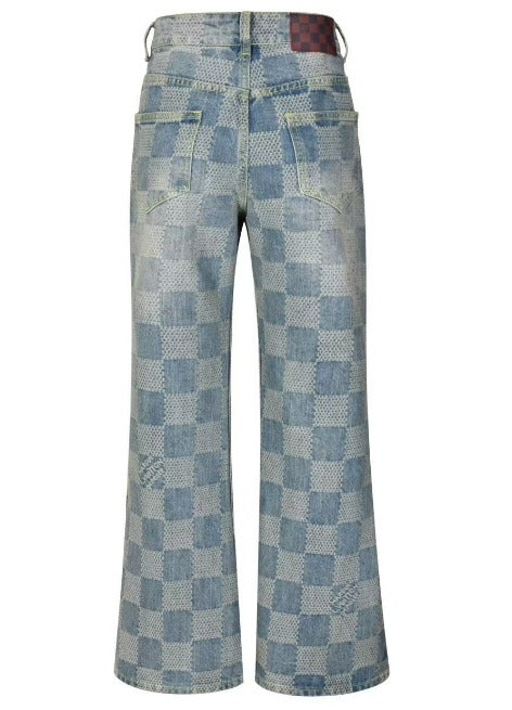 Damier Denim 3D Bootcut