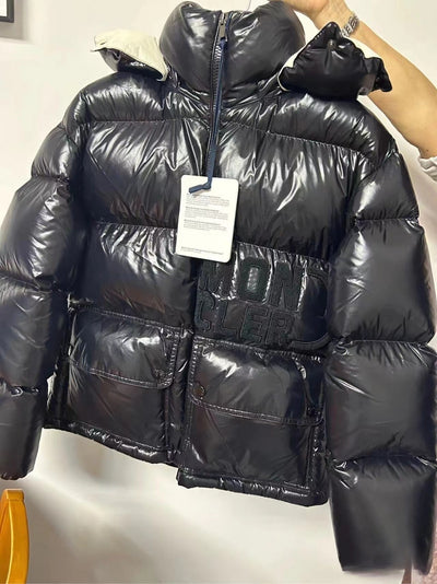 Moncler Abbaye padded jacket with detachable hood