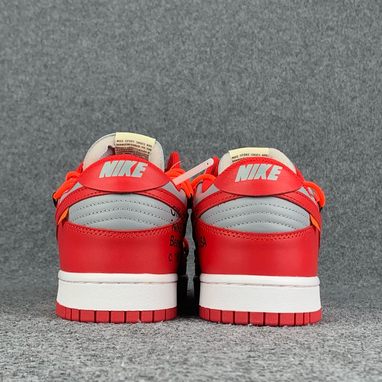 Off-White x Dunk Low 'University Red'