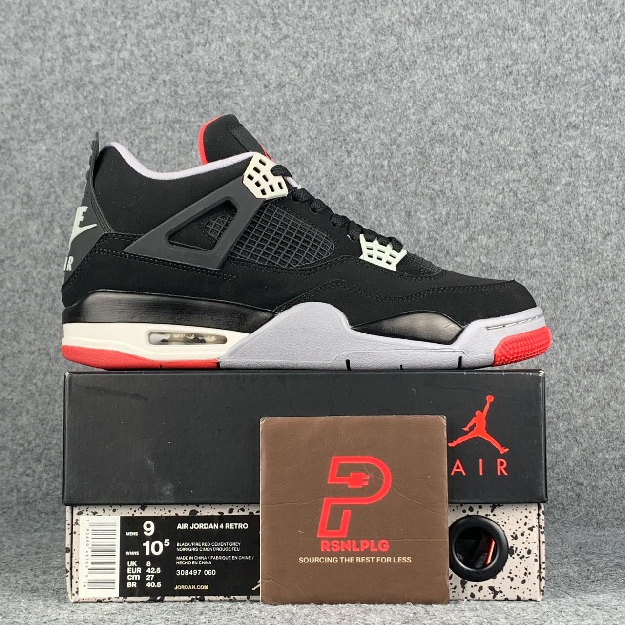 Air Jordan 4 Retro OG 'Bred' 2019