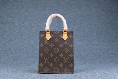 PETIT SAC PLAT MONOGRAM BROWN