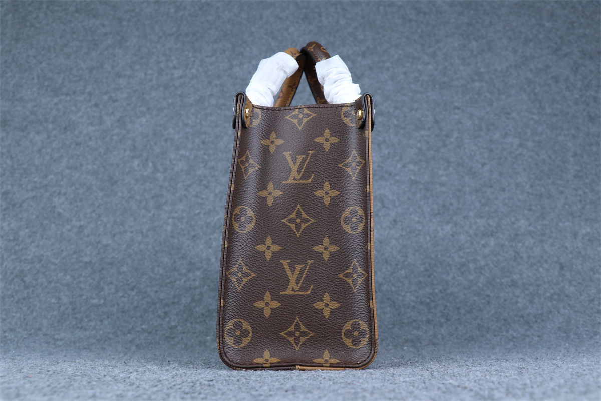 ONTHEGO GM MONOGRAM GIANT REVERSE BROWN