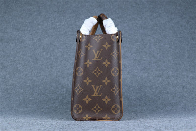 ONTHEGO GM MONOGRAM GIANT REVERSE BROWN