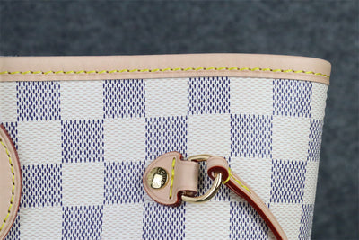 NEVERFULL DAMIER AZUR MM ROSE BALLERINE LINING