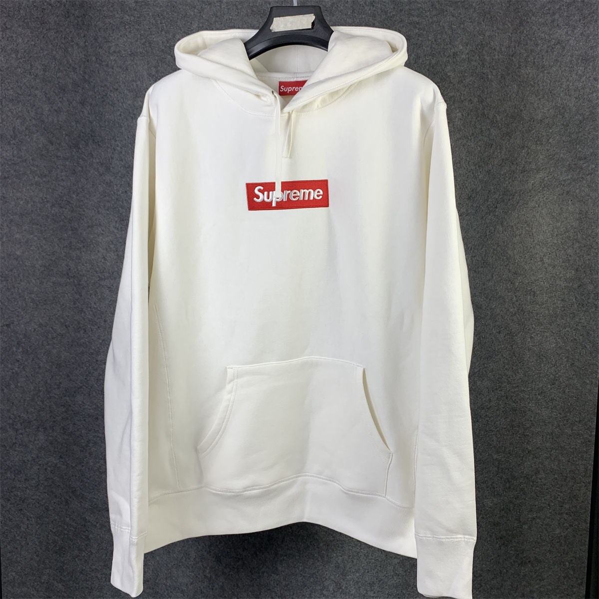 Box Logo Hooded Sweatshirt 'White'