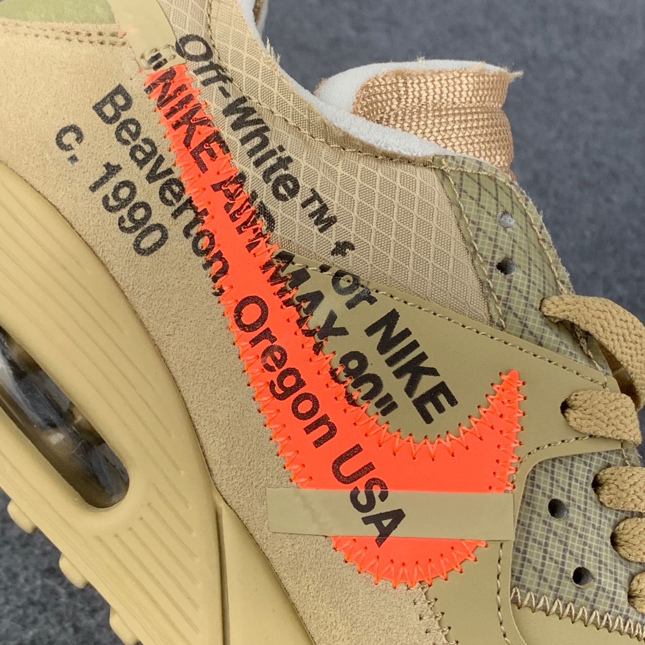 Off-White x Air Max 90 'Desert Ore'