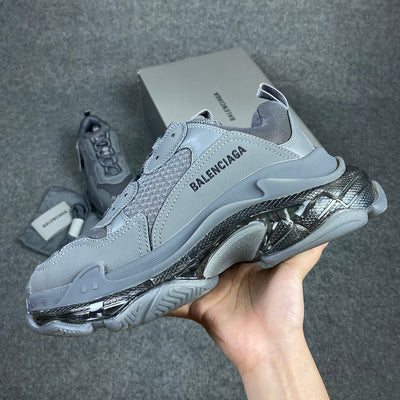 Triple S Sneaker 'Clear Sole - Dark Grey'