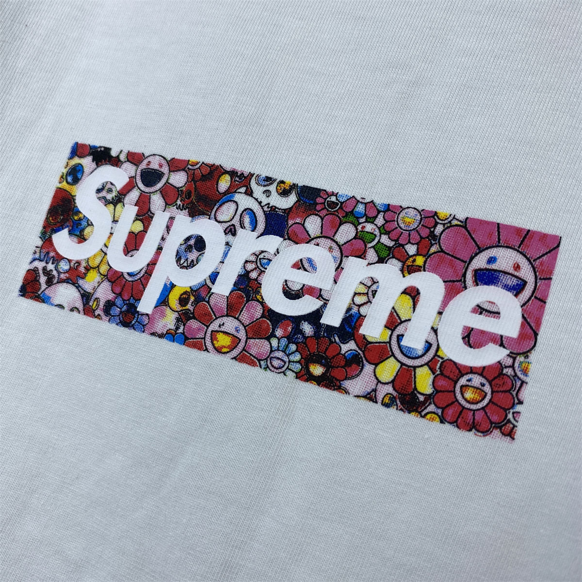 Relief Box Logo Tee 'White'