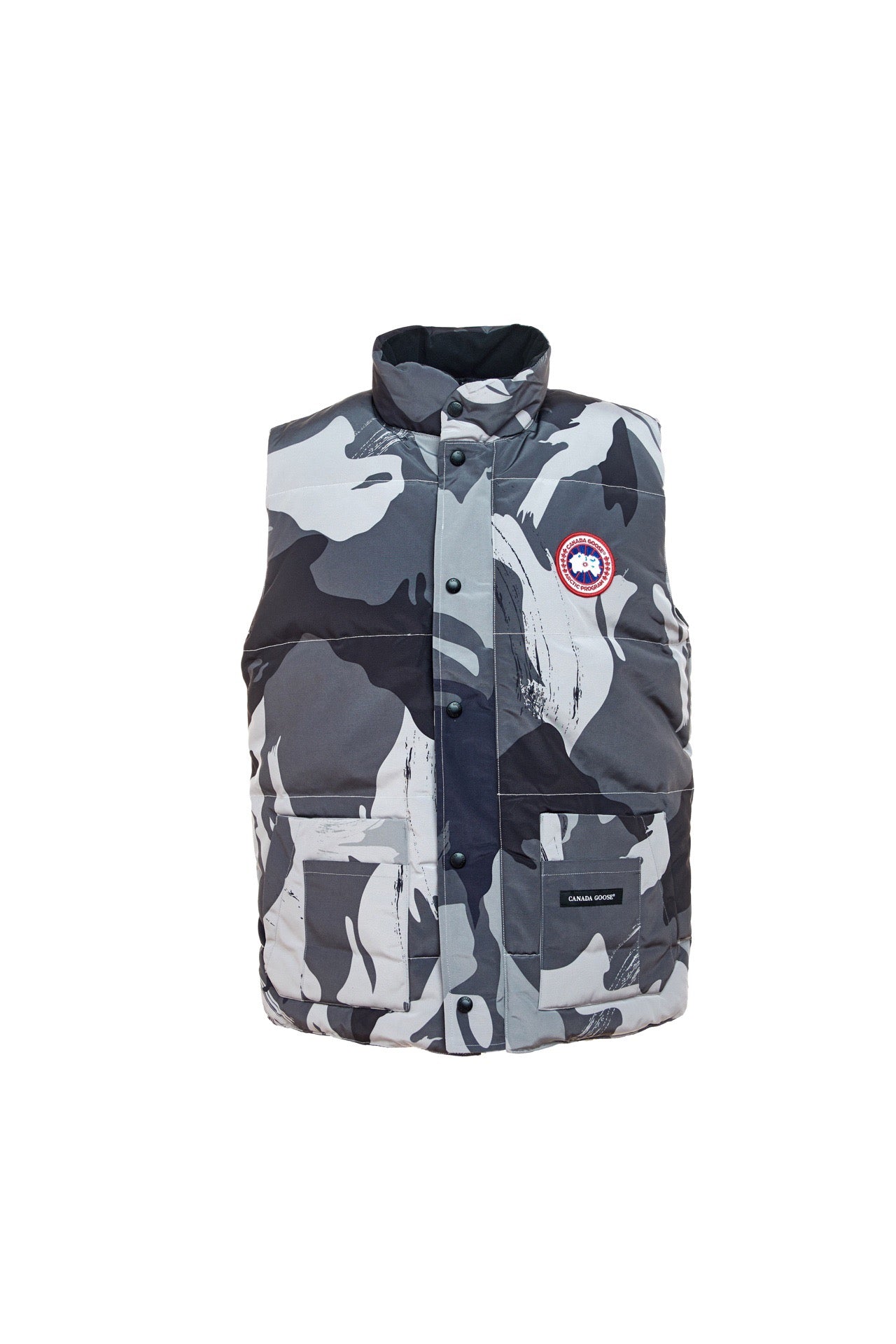 Canada Goose Camouflage Grey FREESTYLE CREW VEST