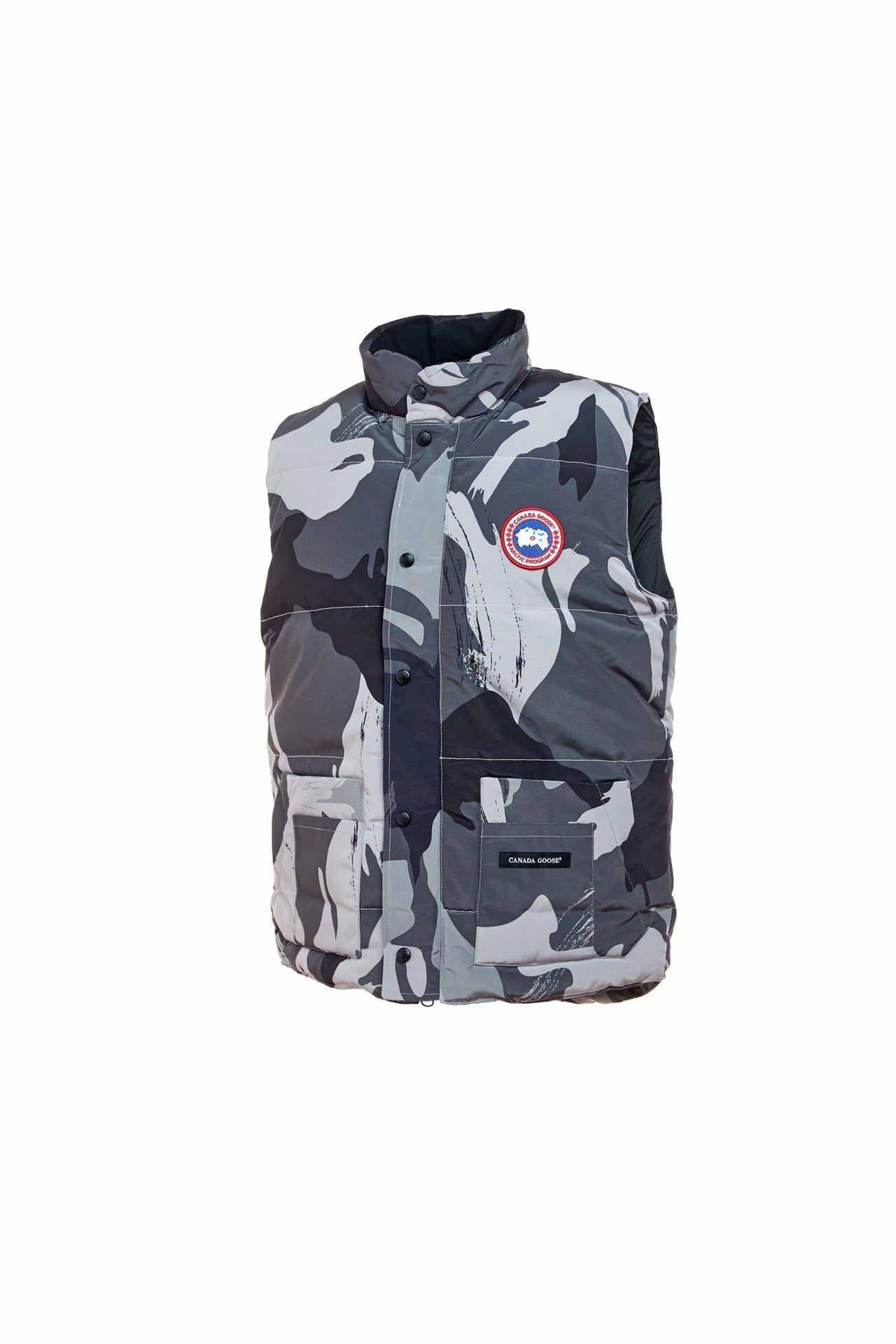 Canada Goose Camouflage Grey FREESTYLE CREW VEST