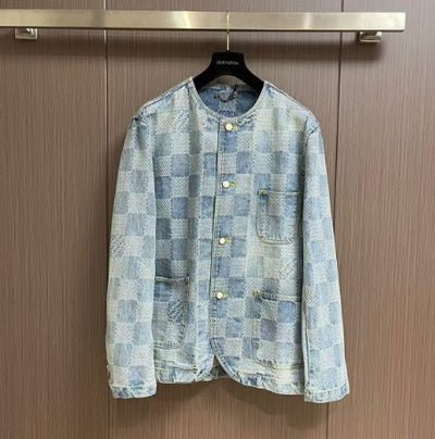 Damier Denim 3D Chic Jacket