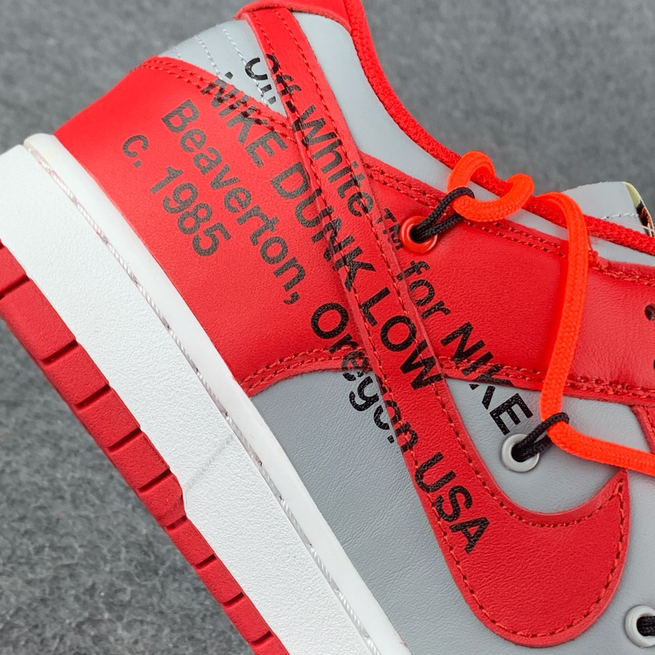 Off-White x Dunk Low 'University Red'