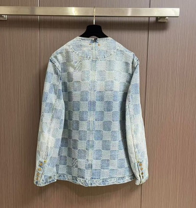 Damier Denim 3D Chic Jacket