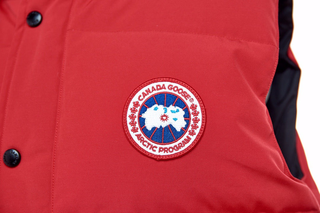 Canada Goose Red FREESTYLE CREW VEST