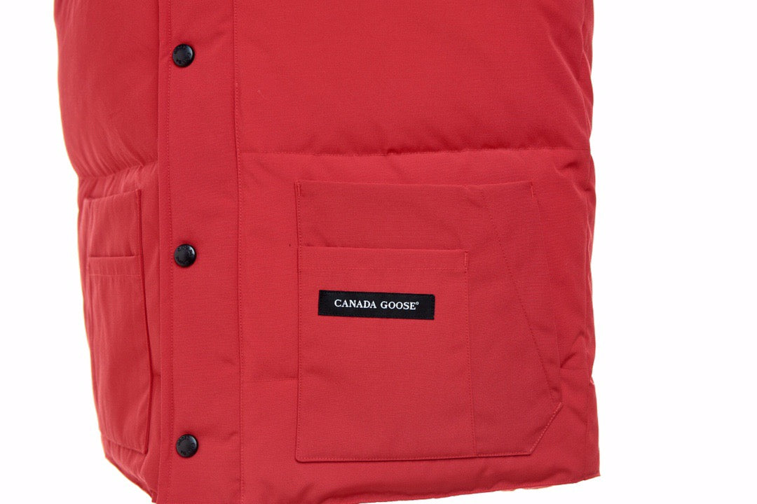 Canada Goose Red FREESTYLE CREW VEST