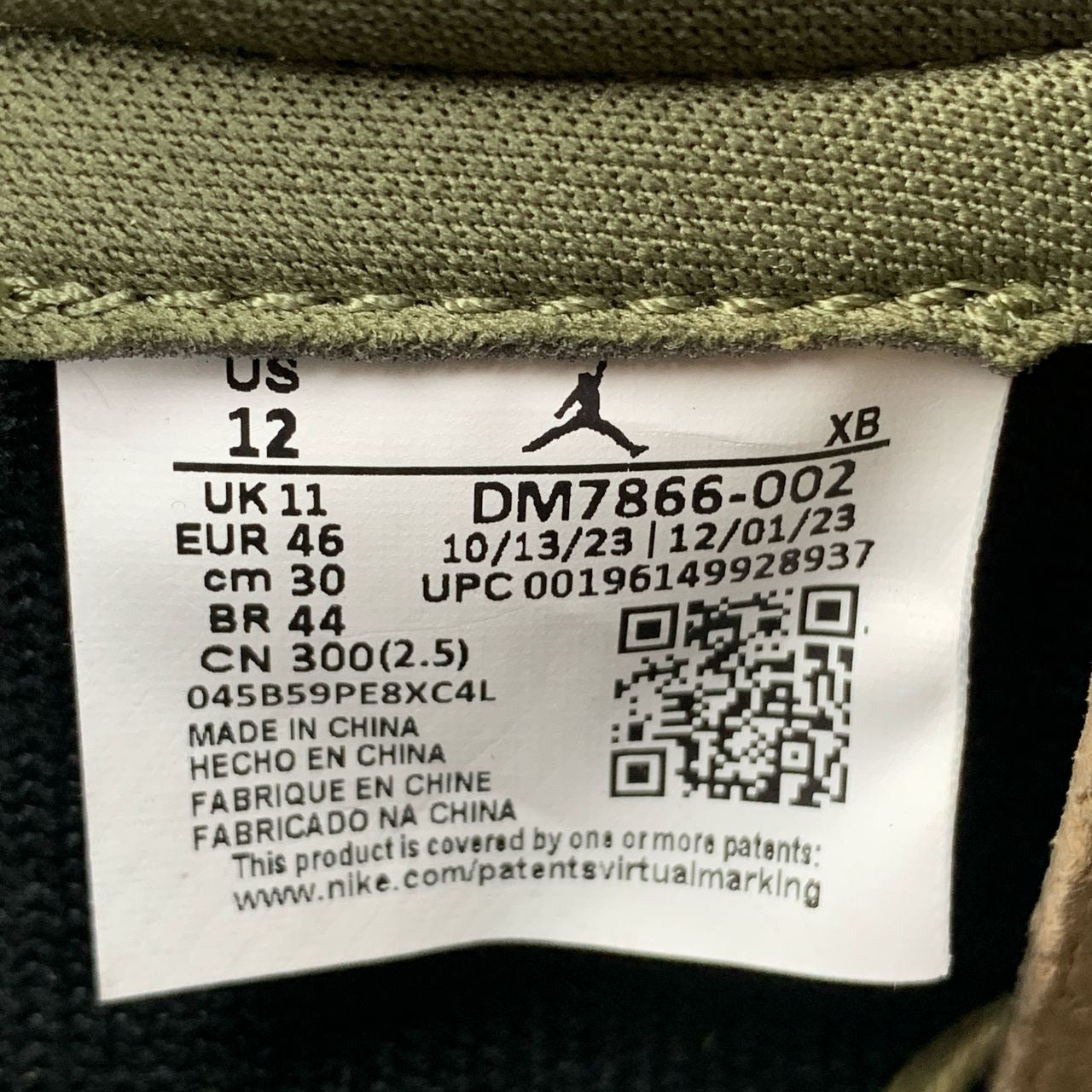 Travis Scott x Air Jordan 1 Low OG SP 'Noir Olive'