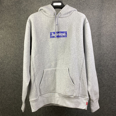 Bandana Box Logo Hooded Sweatshirt 'Heather Grey'