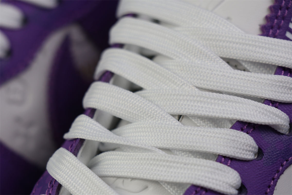 (CUSTOM) NIKE AIR FORCE 1 LOW 'WHITE PURPLE'