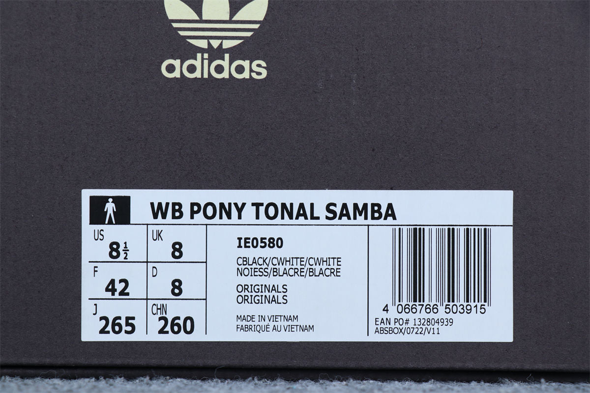 Wales Bonner x Samba Pony 'Black'