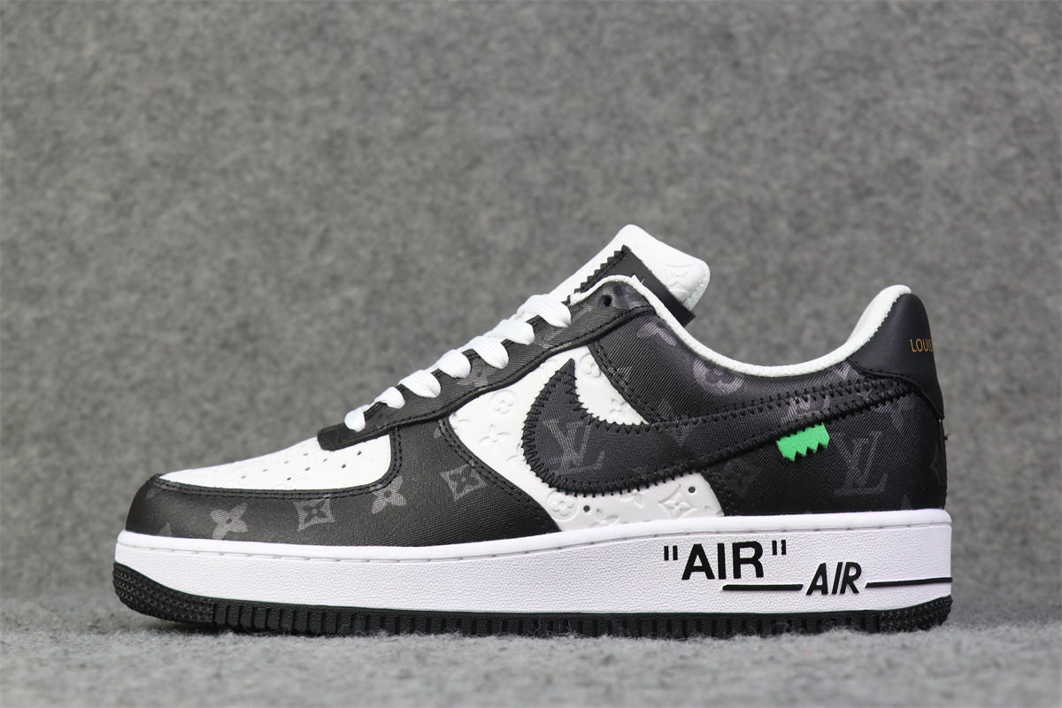 (CUSTOM) NIKE AIR FORCE 1 LOW 'WHITE BLACK'