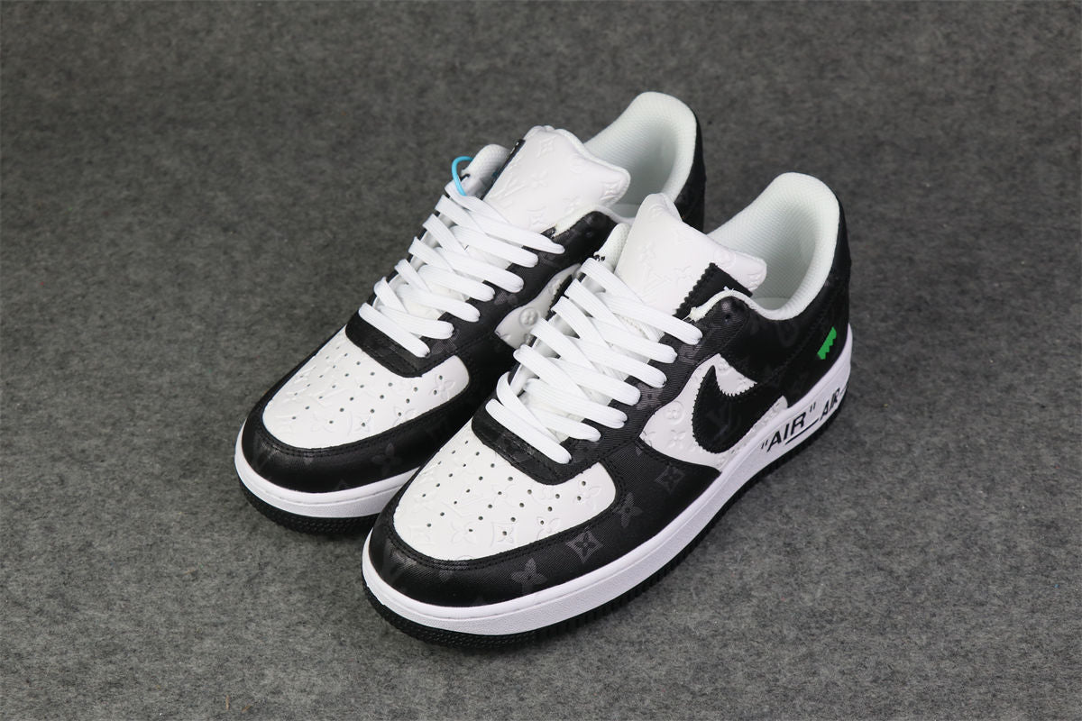 (CUSTOM) NIKE AIR FORCE 1 LOW 'WHITE BLACK'