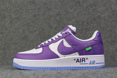 (CUSTOM) NIKE AIR FORCE 1 LOW 'WHITE PURPLE'