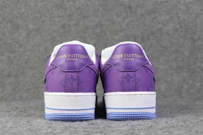 (CUSTOM) NIKE AIR FORCE 1 LOW 'WHITE PURPLE'