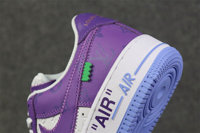 (CUSTOM) NIKE AIR FORCE 1 LOW 'WHITE PURPLE'