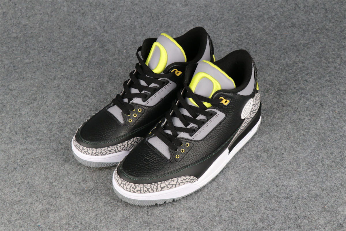 Air Jordan 3 Retro 'Oregon Pit Crew' Sample