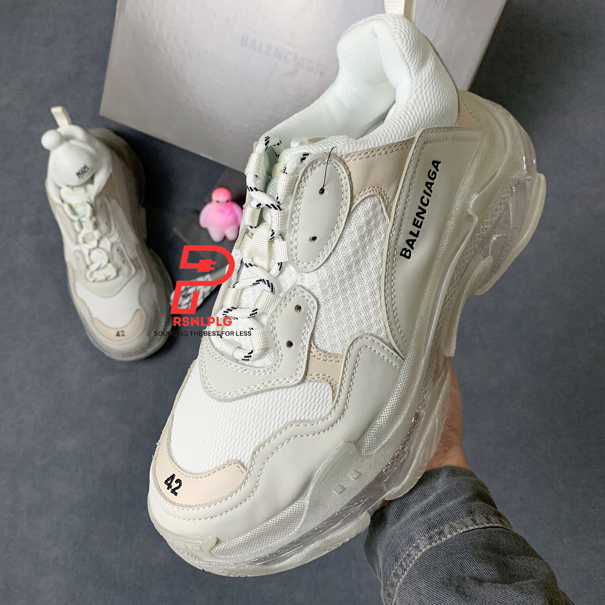 Triple S 'White Clear Sole'