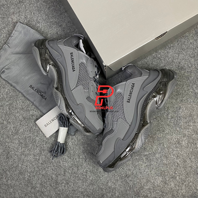 Triple S Sneaker 'Clear Sole - Dark Grey'