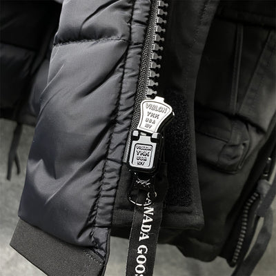 CANADA GOOSE REFLECTIVE STRIP DOWN JACKET