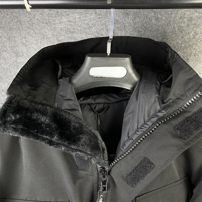 CANADA GOOSE REFLECTIVE STRIP DOWN JACKET