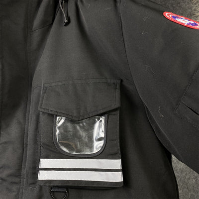 CANADA GOOSE REFLECTIVE STRIP DOWN JACKET