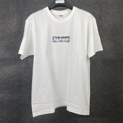 Milan Box Logo Tee 'White'