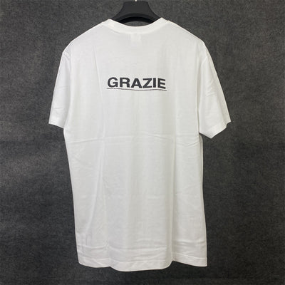 Milan Box Logo Tee 'White'