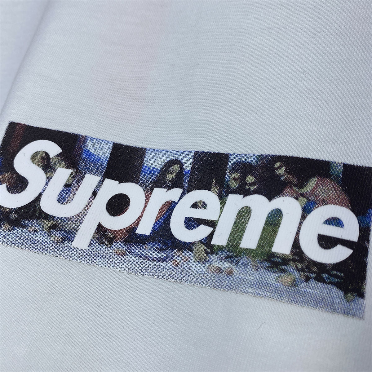 Milan Box Logo Tee 'White'