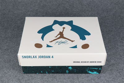 CUSTOM AIR JORDAN 4 RETRO “SNORLAX”