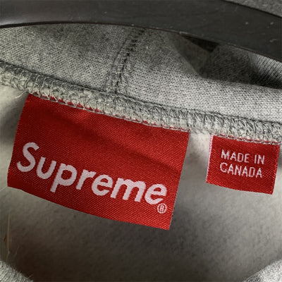 Cross Box Logo Hooded Sweatshirt 'Heather Grey'