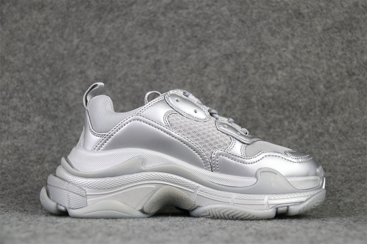 Triple S Sneaker 'Silver Metallic'