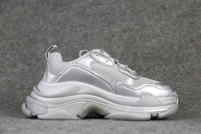 Triple S Sneaker 'Silver Metallic'