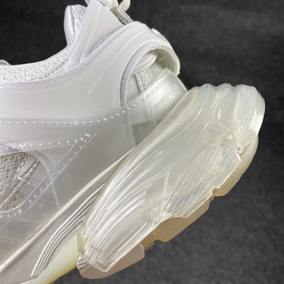 Track Sneaker 'Clear Sole - White Cream'