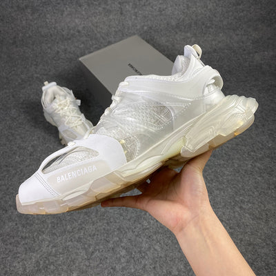 Track Sneaker 'Clear Sole - White Cream'