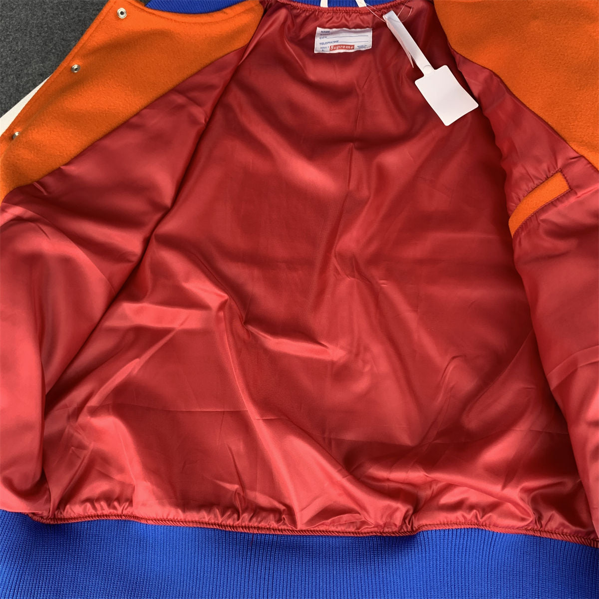 SUP Tiger Varsity Jacket 'Orange'